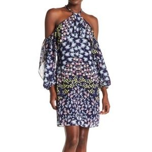 Nanette Lepore Floral Cold Shoulder Dress 6
